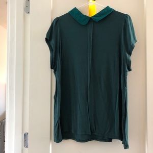 ModCloth 1xl Top w/ Peter Pan Collar